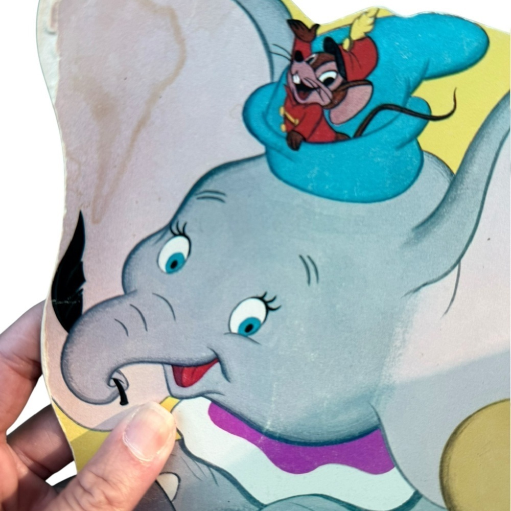 VTG DISNEY DUMBO paperback book with Colorful Balloons picture book elephant - Picture 7 of 7